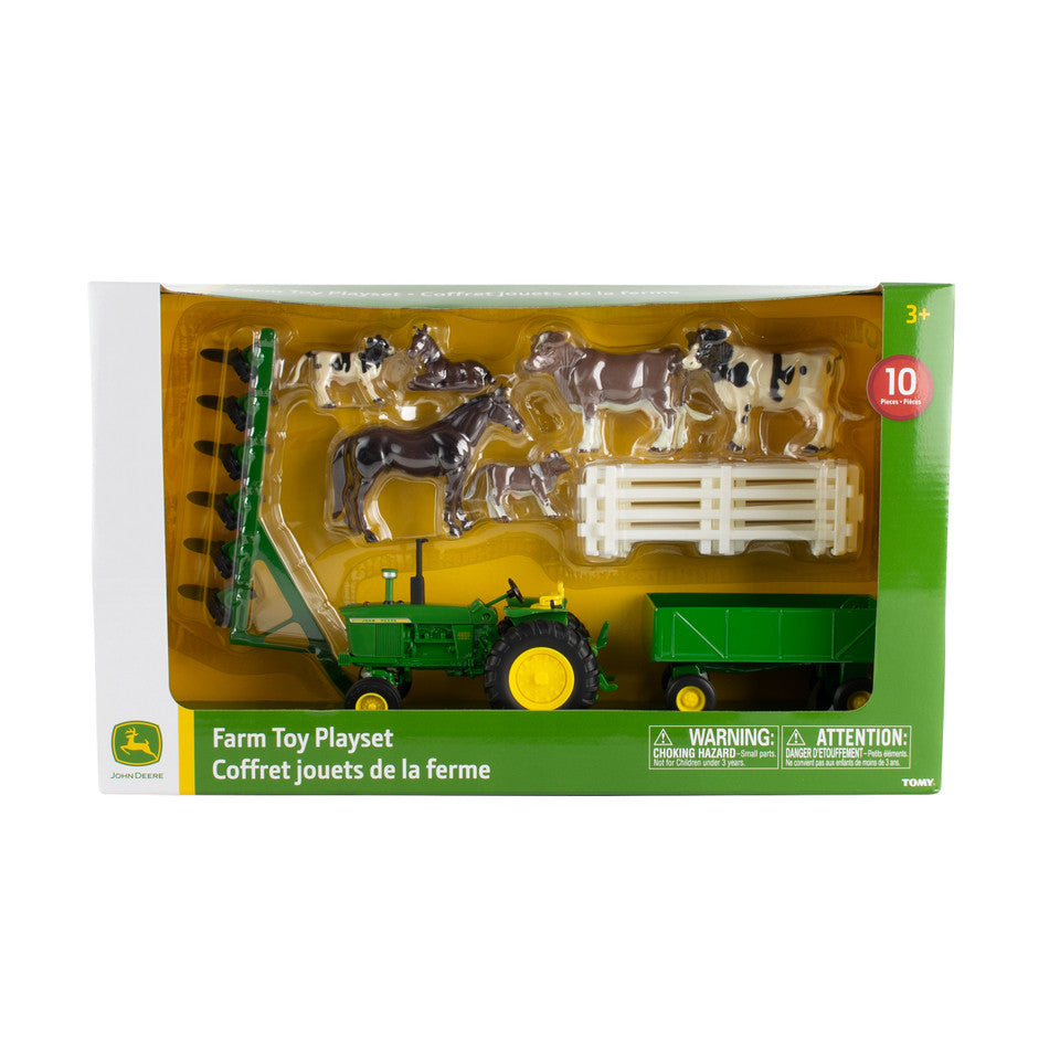 1:32 John Deere Scale Farm Toy Playset
