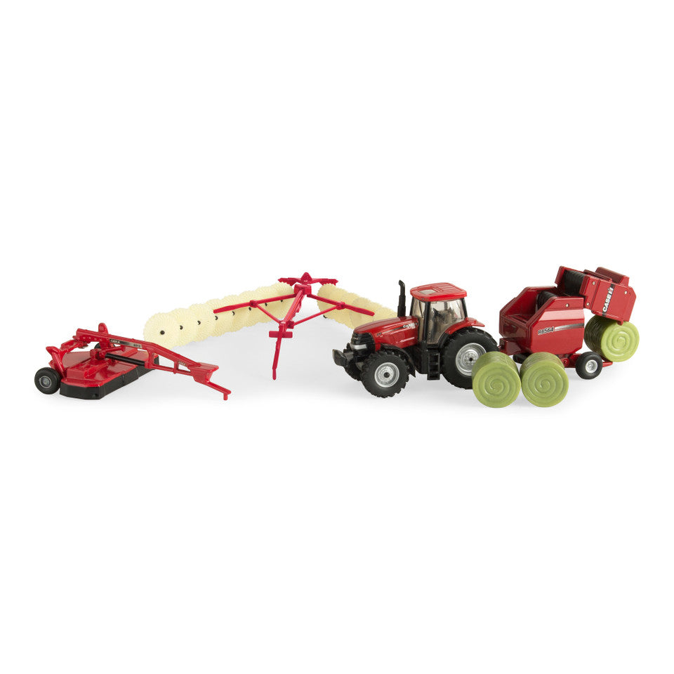 1:64 Case IH Scale Farm Toy Haying Set