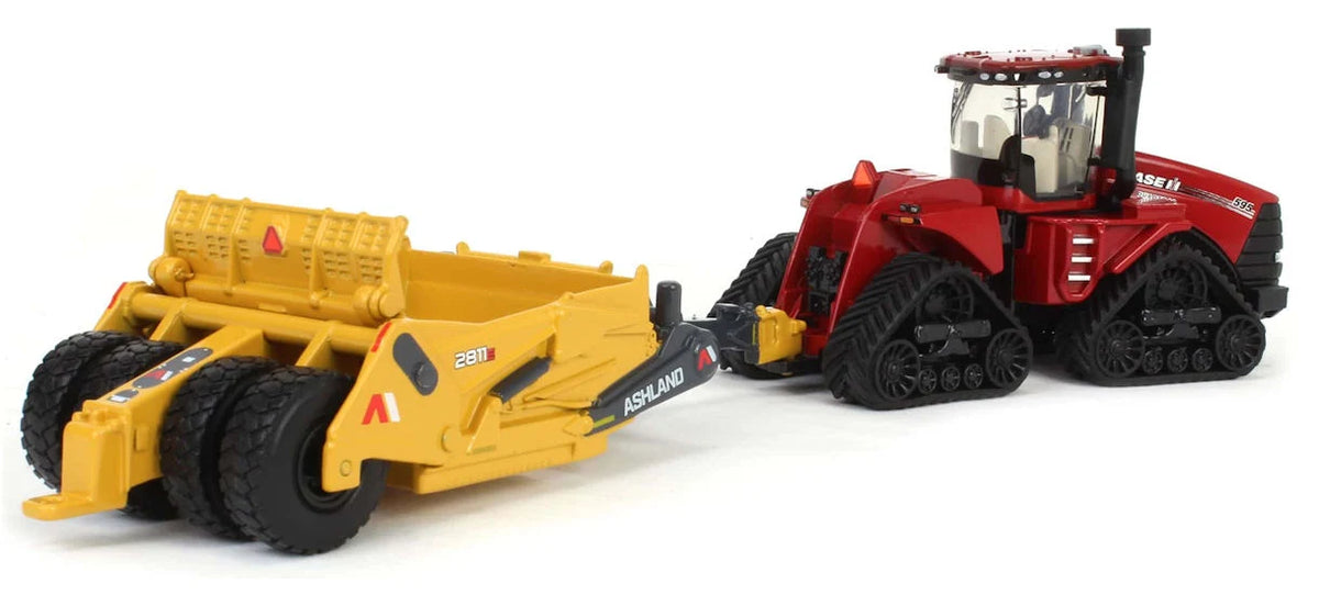 1:64 Case IH Steiger 595 Quadtrac Tractor with Ashland 2811E Scraper by ERTL