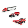 1:64 Case IH 8250 Combine Harvesting Set by ERTL