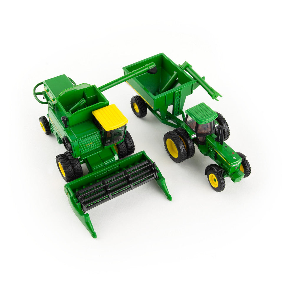 1:64 John Deere Harvesting Set - Farm Toy Set