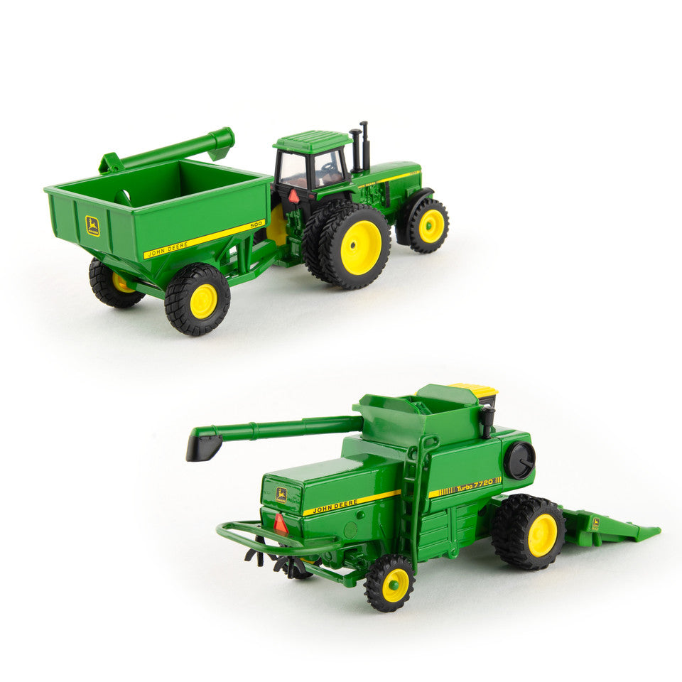 1:64 John Deere Harvesting Set - Farm Toy Set