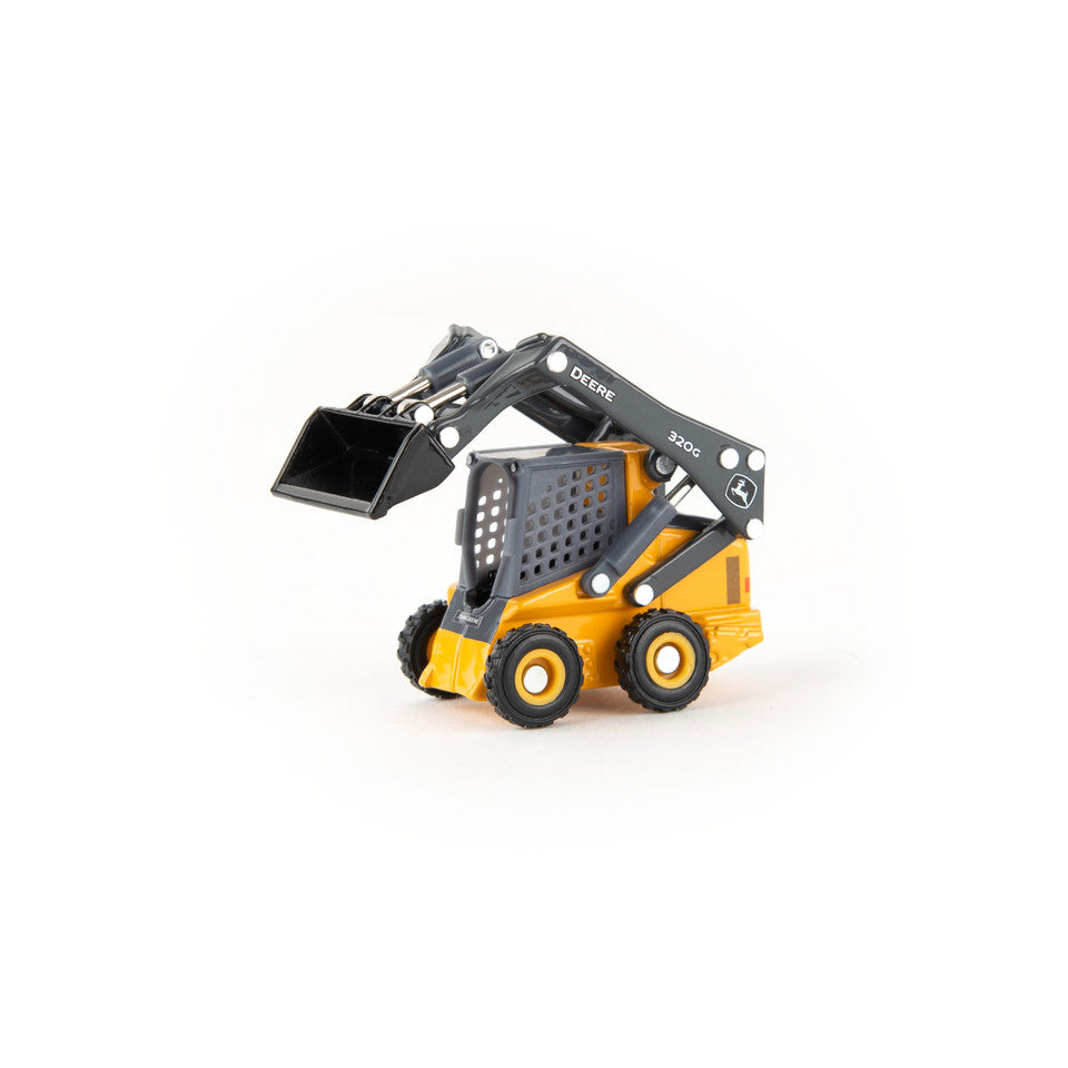 1:64 John Deere 320G Skid Steer – Die-Cast Metal Replica