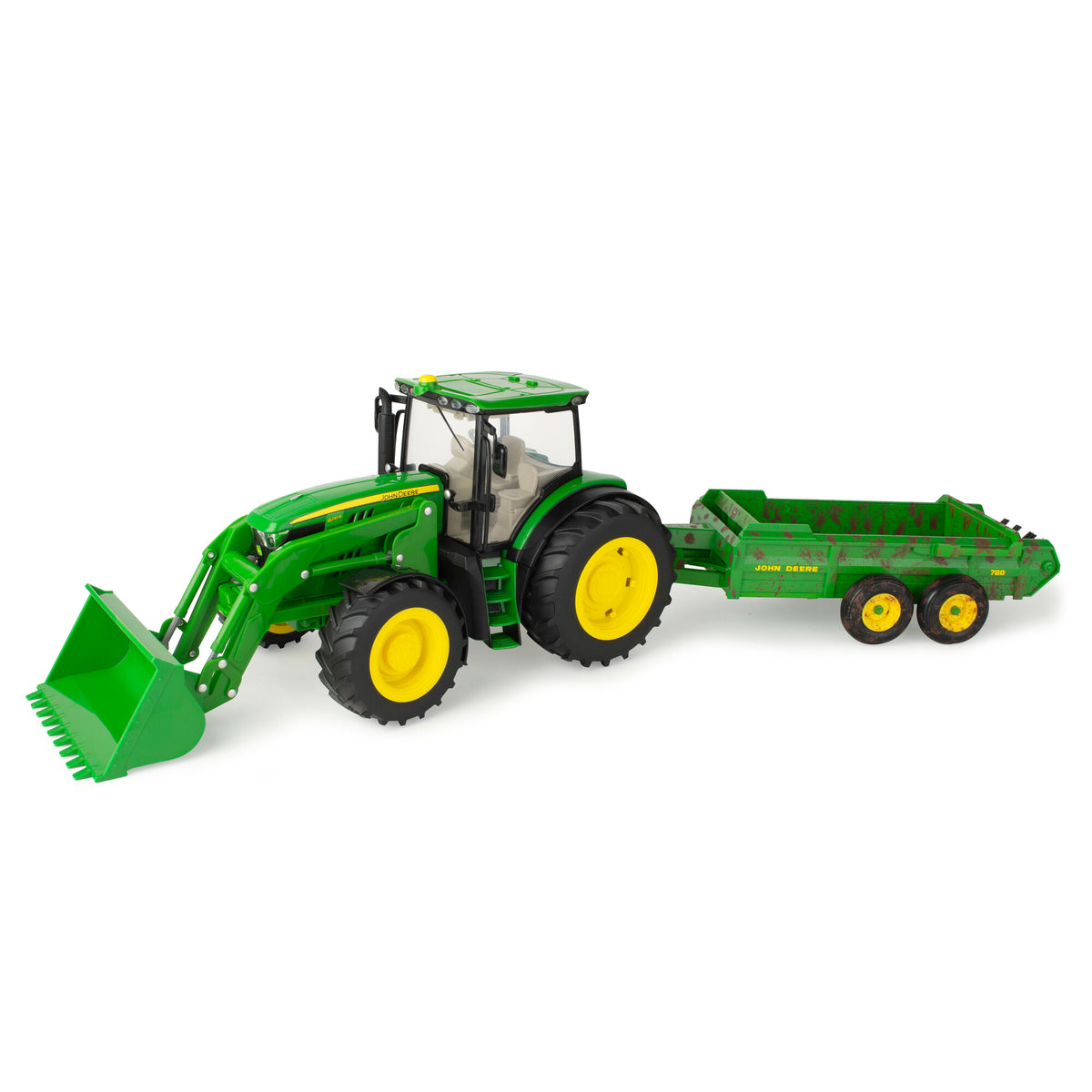1:16 Big Farm 6210R W/Loader & Spreader