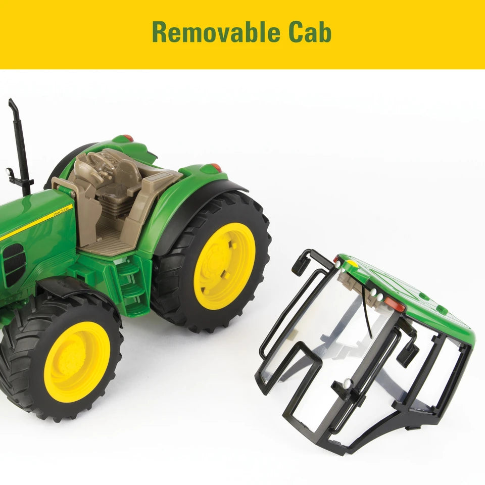 1/16 John Deere Tractor with Dump Wagon, Big Farm