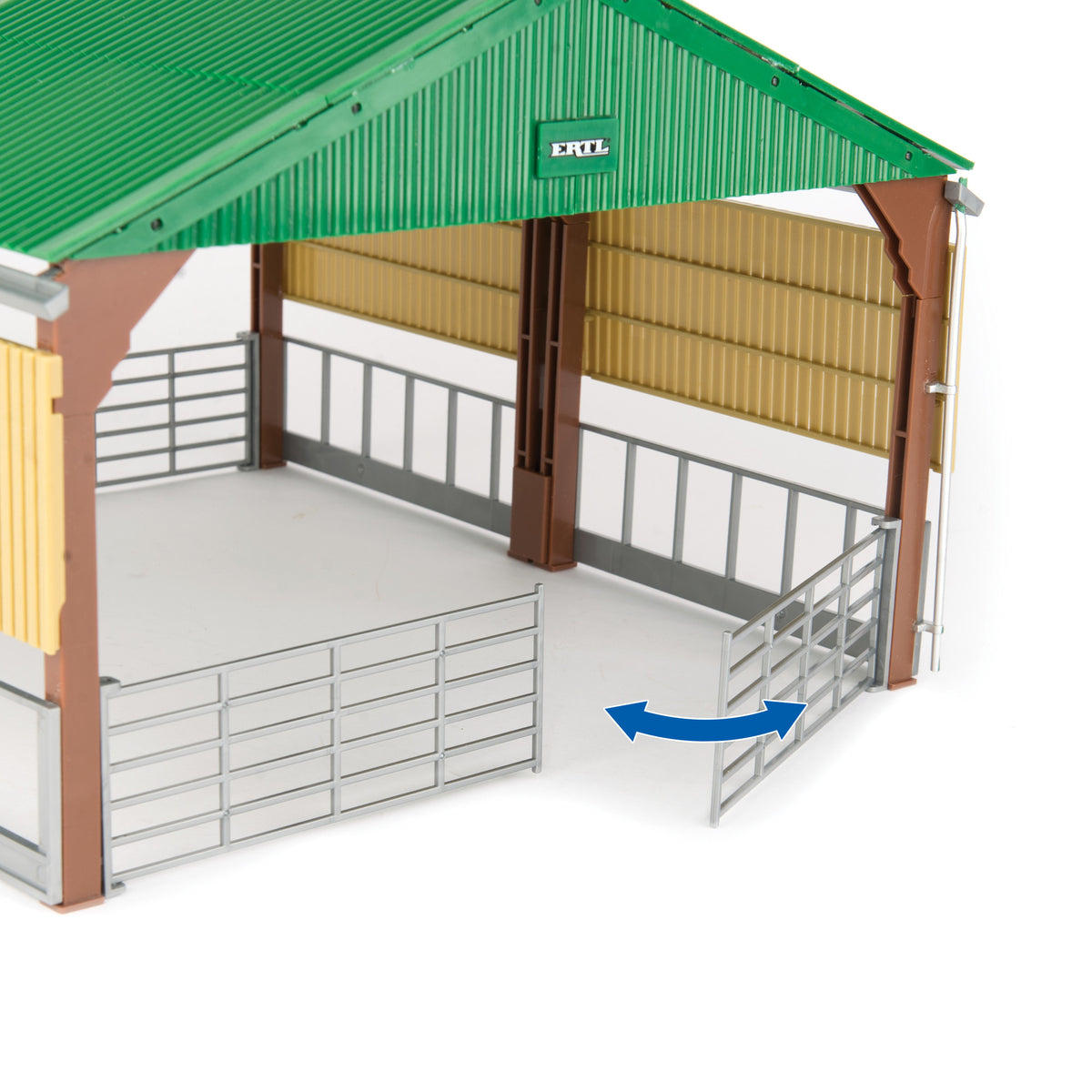 1:32 14 Piece Livestock Building & Case SV340B Skidsteer