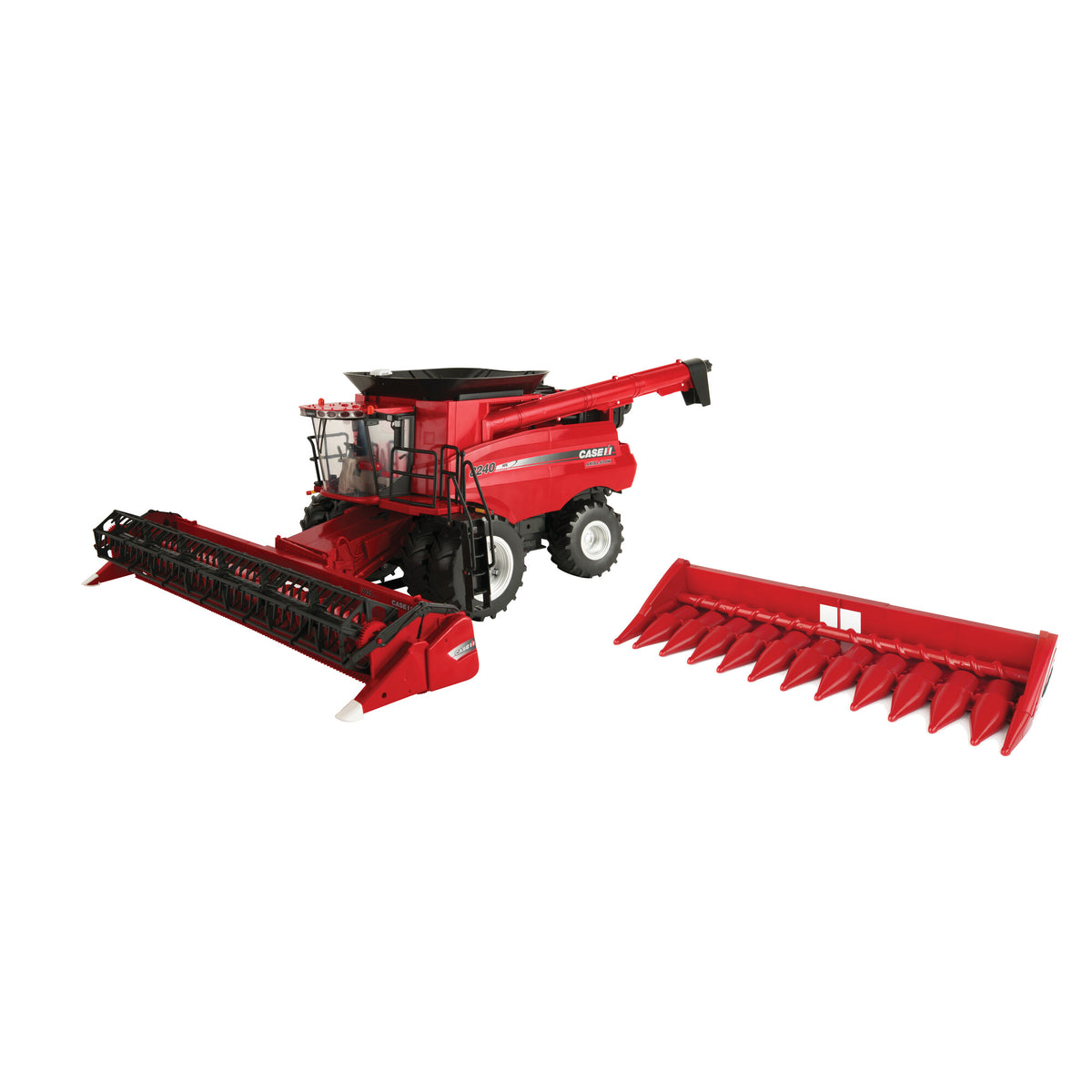 1:16 Big Farm Case IH 8240 Combine W/ 3020 Head & Corn Head