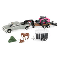 1:32 Scale RAM Pickup Truck Toy with Case Construction SV340B Skid Steer, Trailers and Accessories