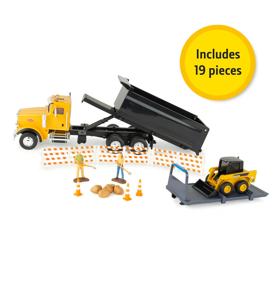 John Deere Switch 'N Load™ Construction Playset – 1:32 Scale – 19 Piece Toy Set