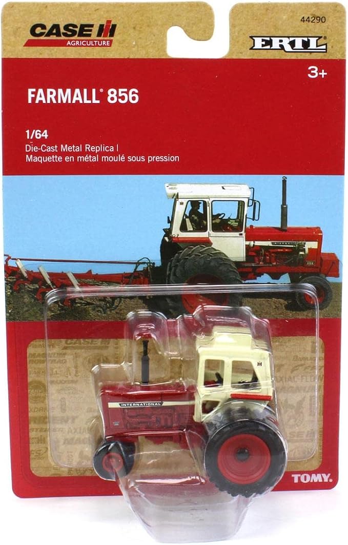 1:64 IH Farmall 856 Tractor with Narrow Front, Rear Duals & Cab
