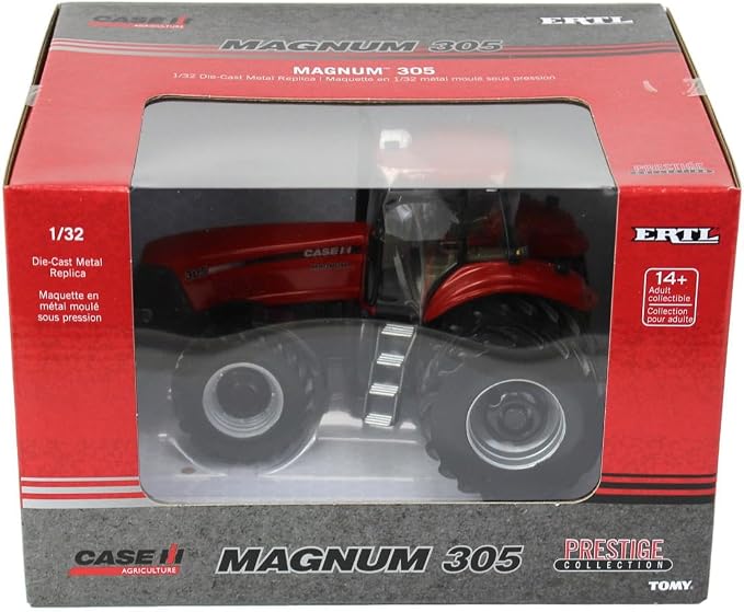 1:32 Case IH Scale Magnum 305 Tractor – Die-Cast Metal Replica – ERTL Prestige Collection