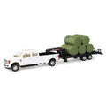 1:32 Ford Pickup Trailer & Bales